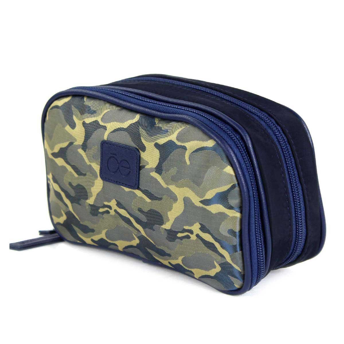 Cosmetiquera Diseño Camuflaje Doble Cierre Cloe