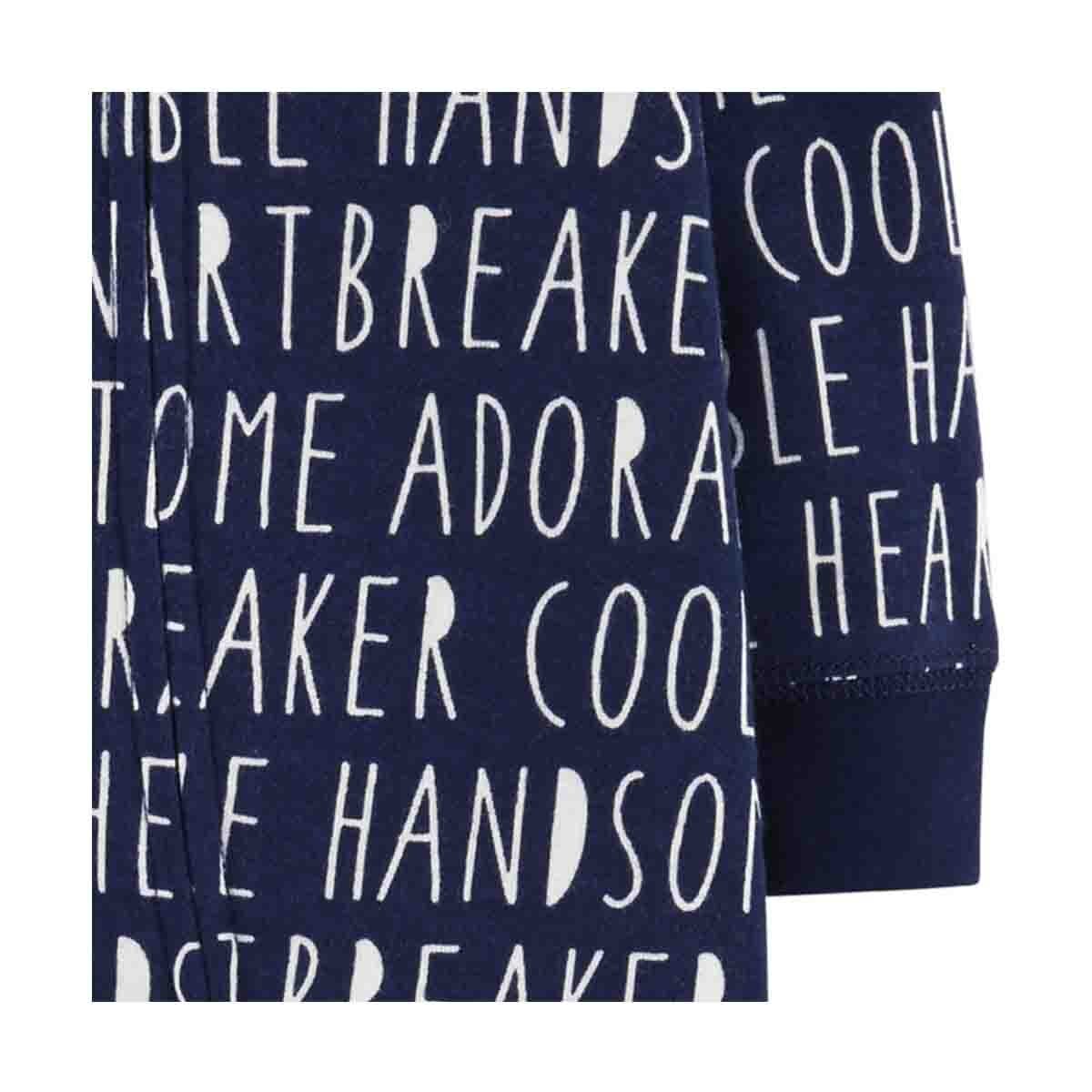 Mameluco con Estampado de Letras Carters