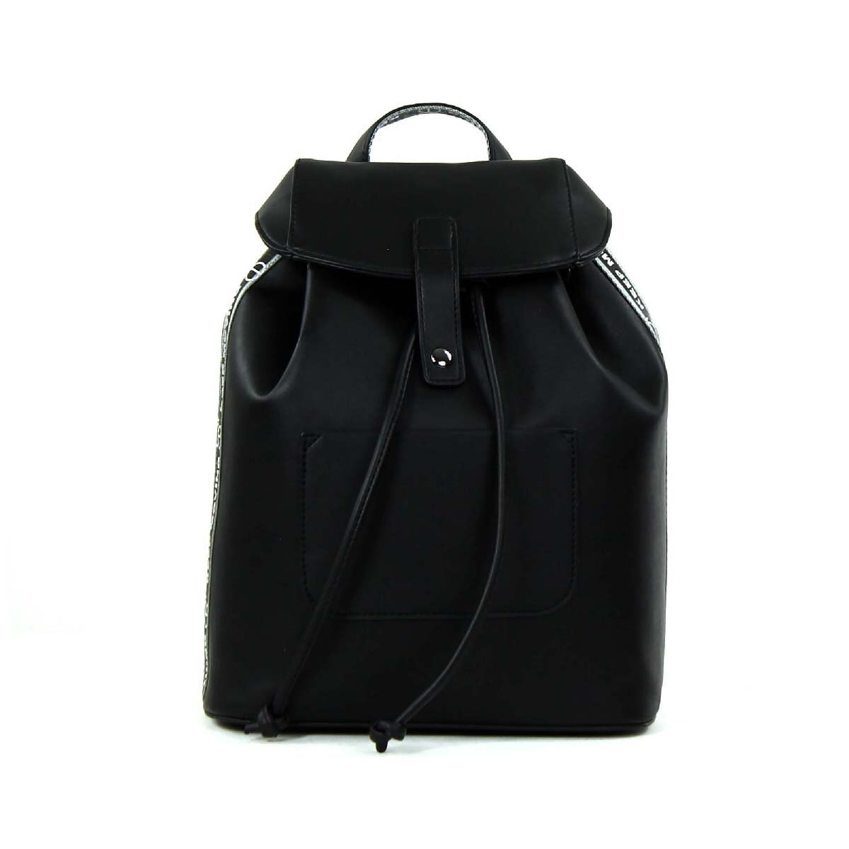 Backpack Negra con Estampado de Letras Cloe