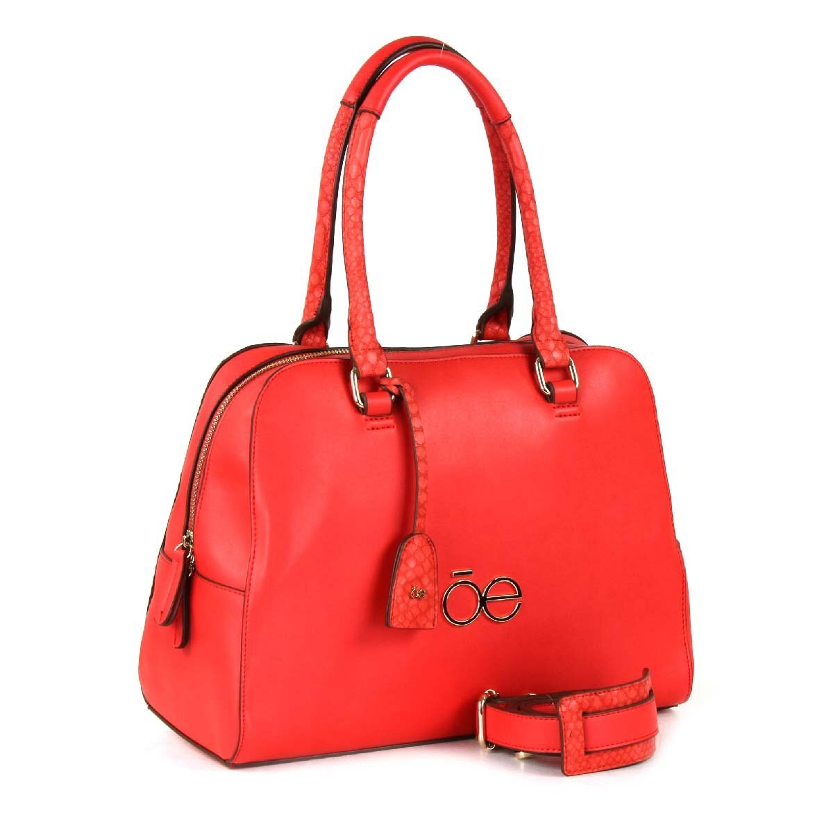 Bolso Satchel Roja con Asa Cloe