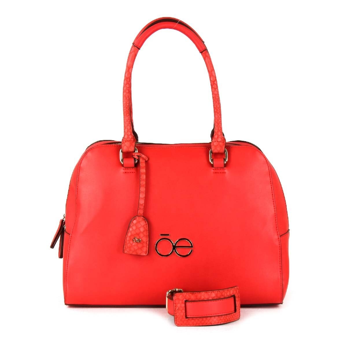 Bolso Satchel Roja con Asa Cloe