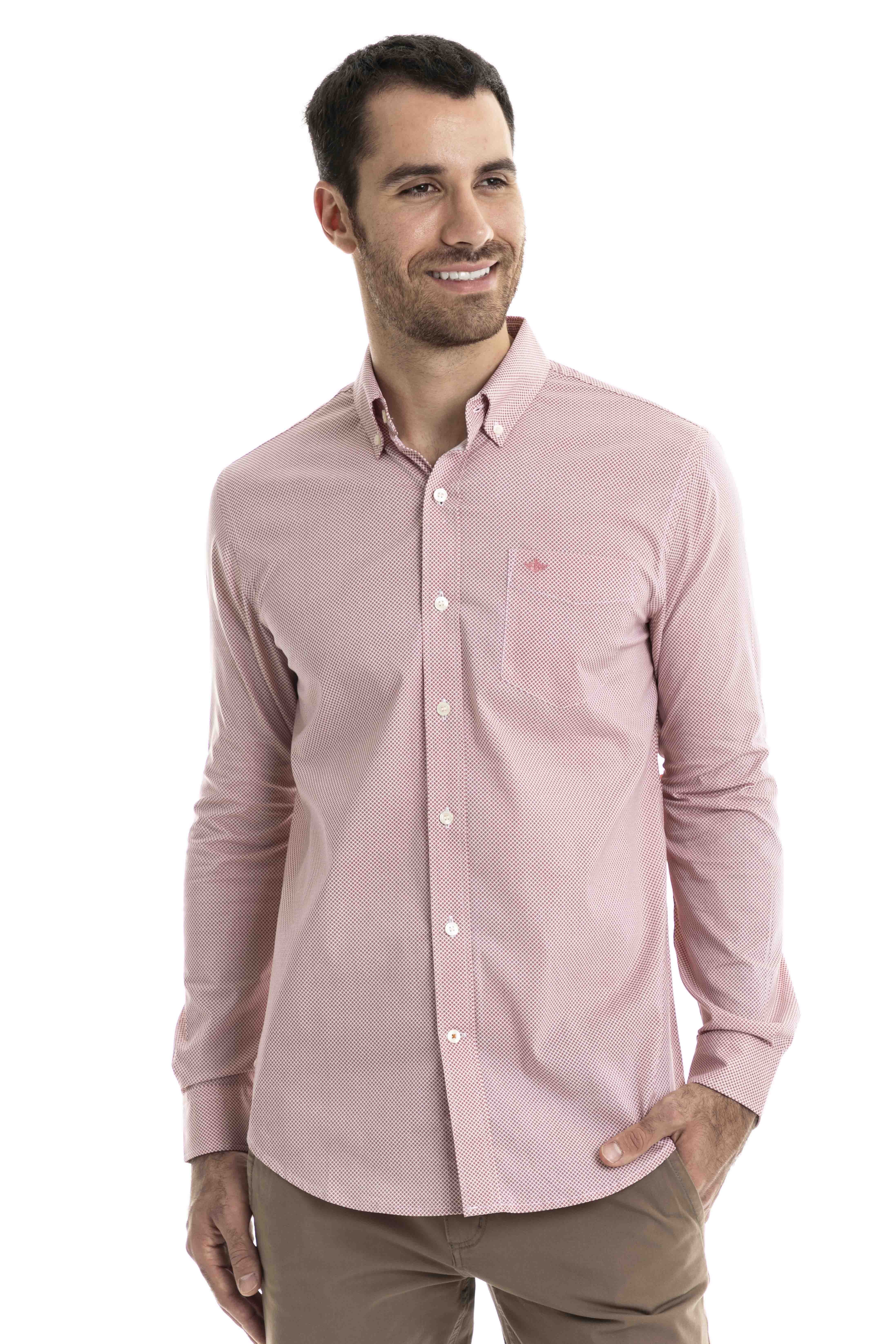 Camisa Signature Comfort Stretch Long Sleeve Dockers para Caballero