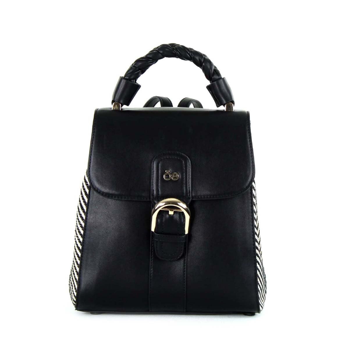 Backpack Negra con Textura Cloe