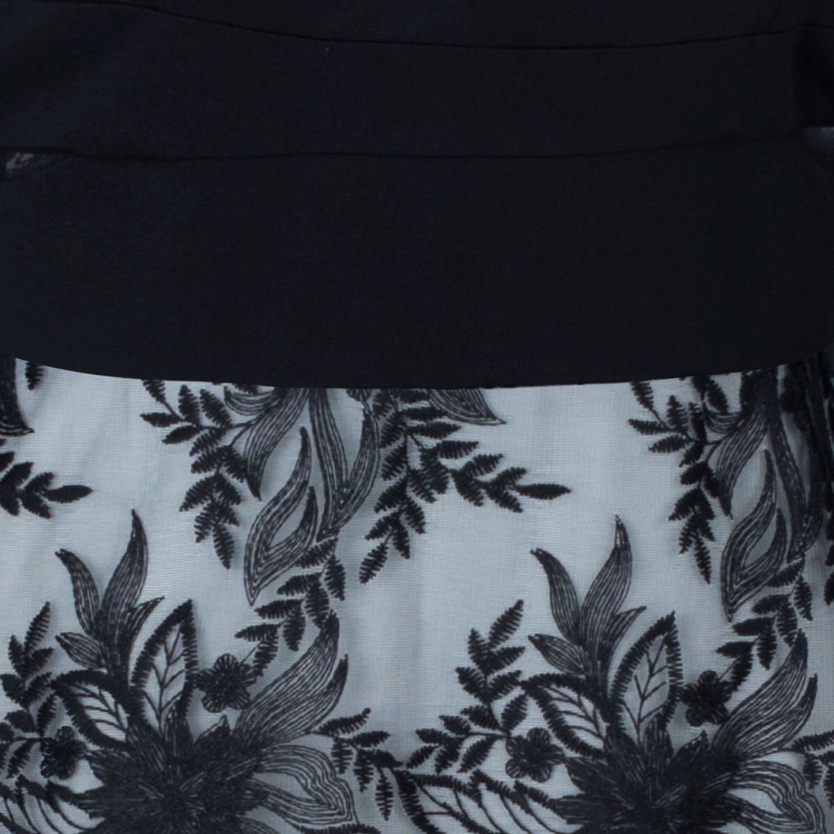 Vestido Manga Larga Combinado Noshe Plus para Dama