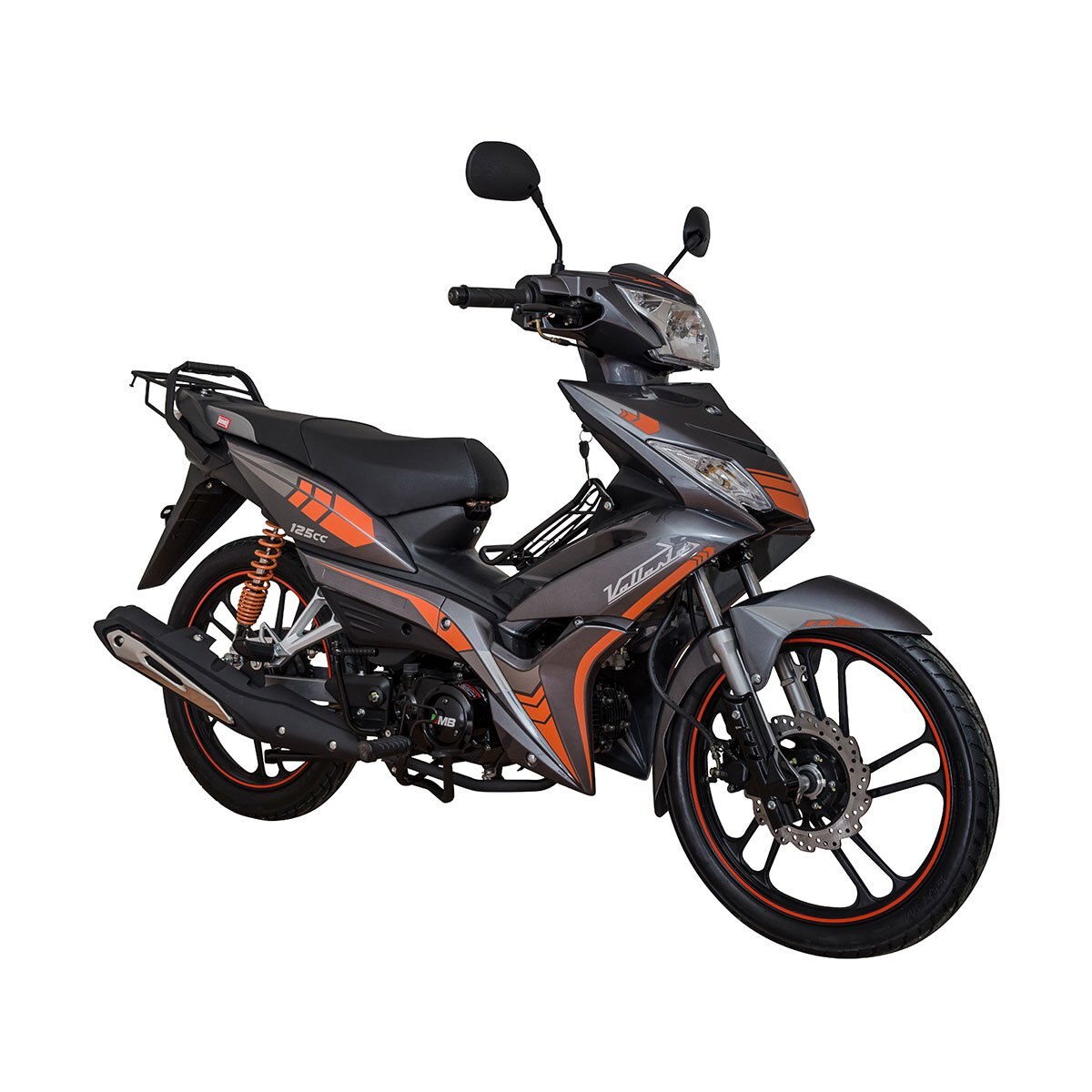 Motocicleta Naranja Vallesta 125 Cc Mb