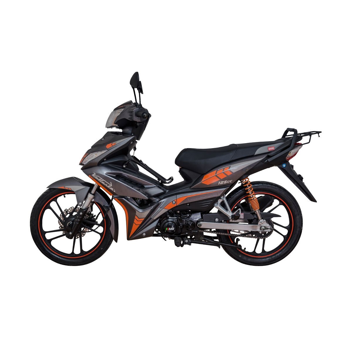 Motocicleta Naranja Vallesta 125 Cc Mb