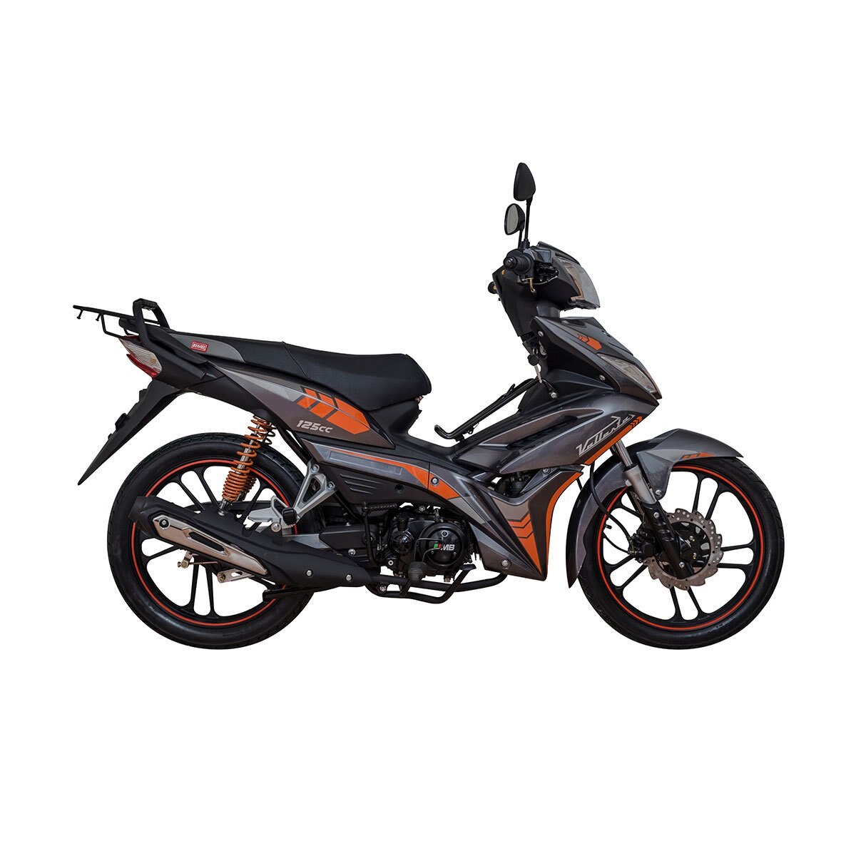 Motocicleta Naranja Vallesta 125 Cc Mb