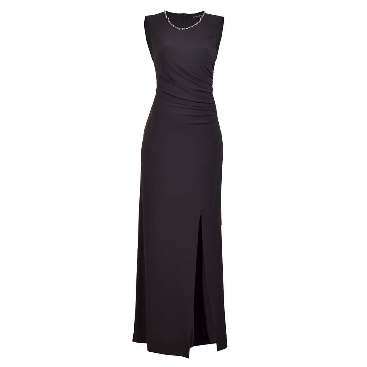 Vestido de Fiesta Largo Escote Bordado Drapeado Philosophy Jr. Nights