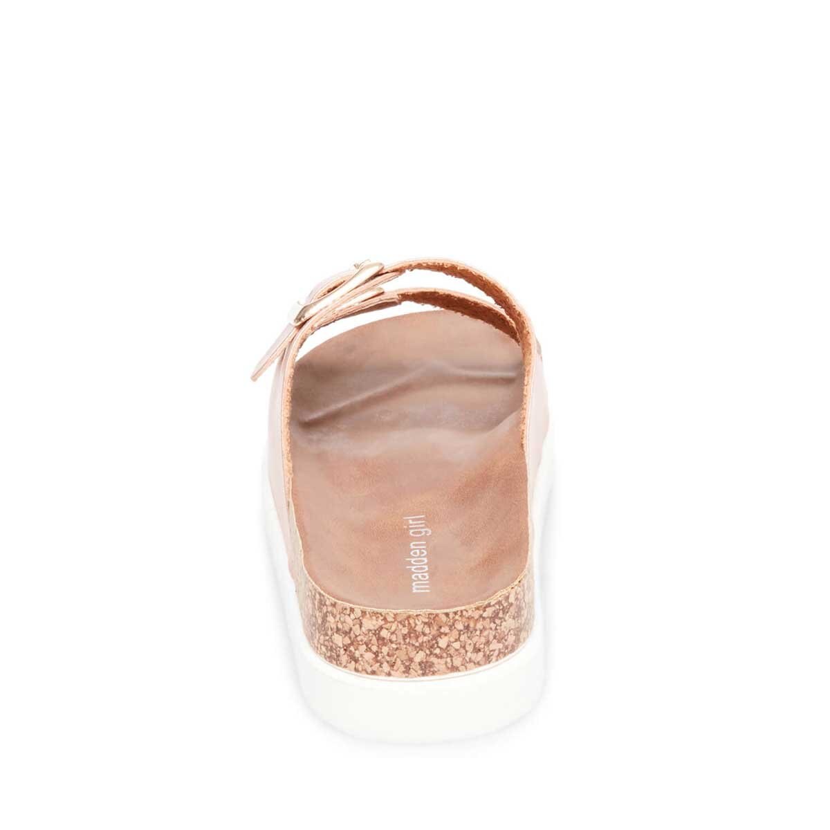 Sandalia Baja Rosa con Doble Tira Madden Girl