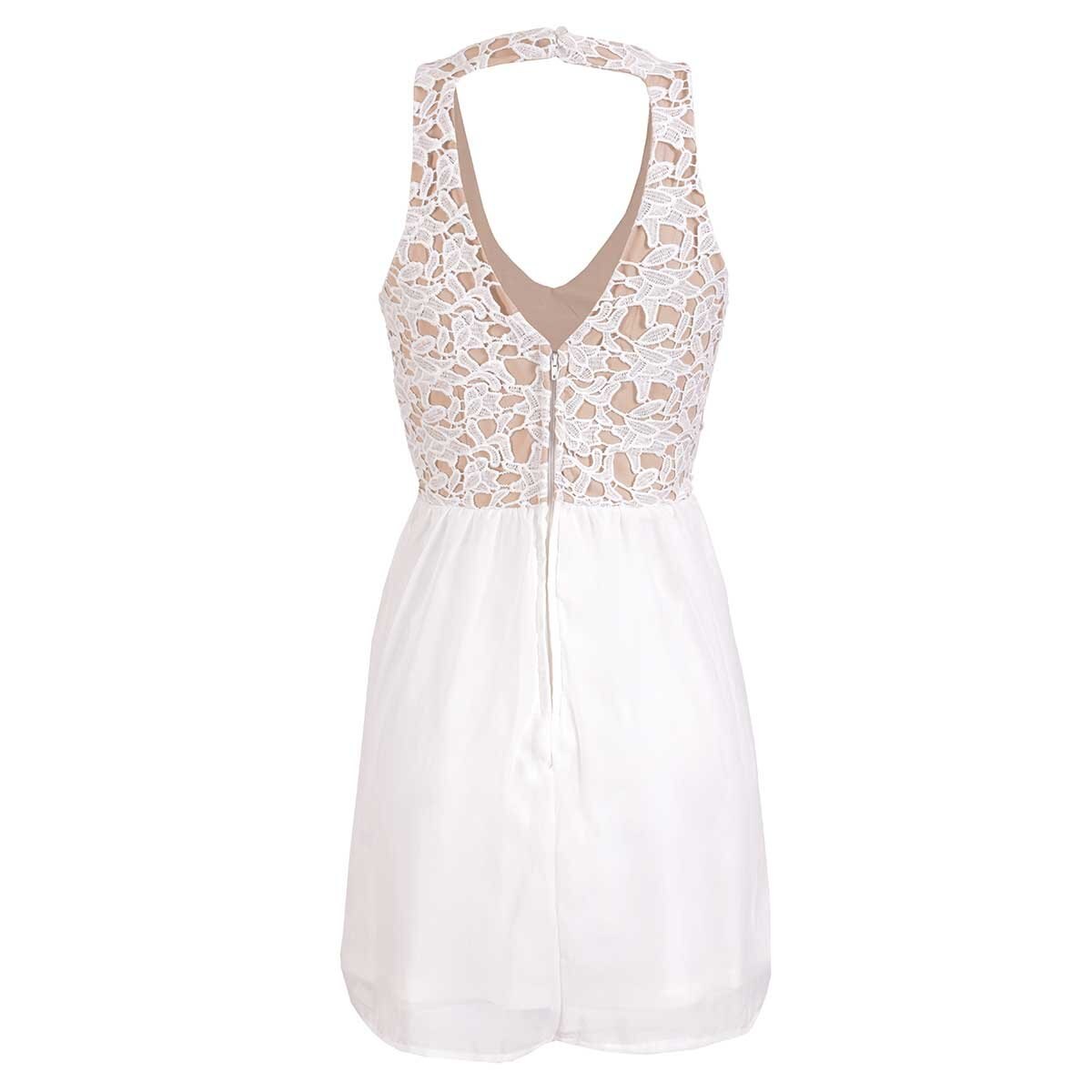 Vestido con Encaje en Talle Life Styler
