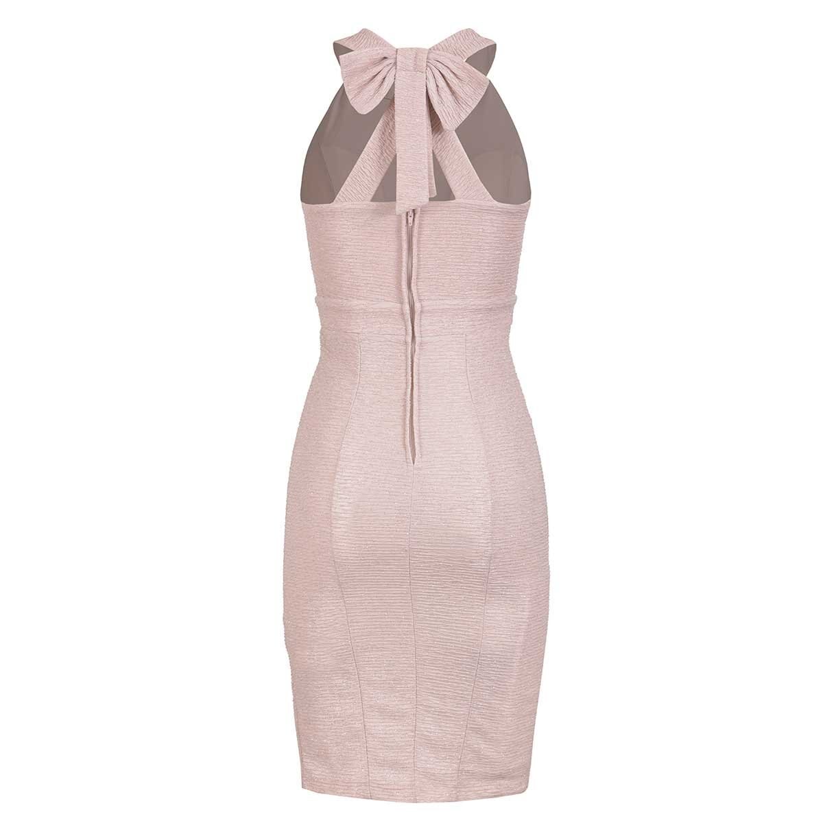 Vestido Halter Espalda con Moño Life Styler
