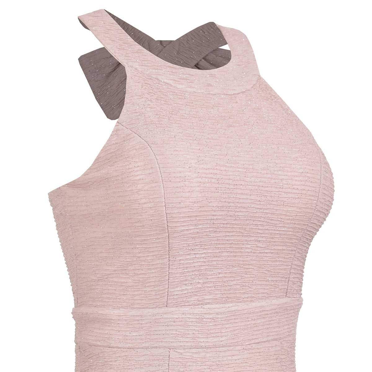 Vestido Halter Espalda con Moño Life Styler