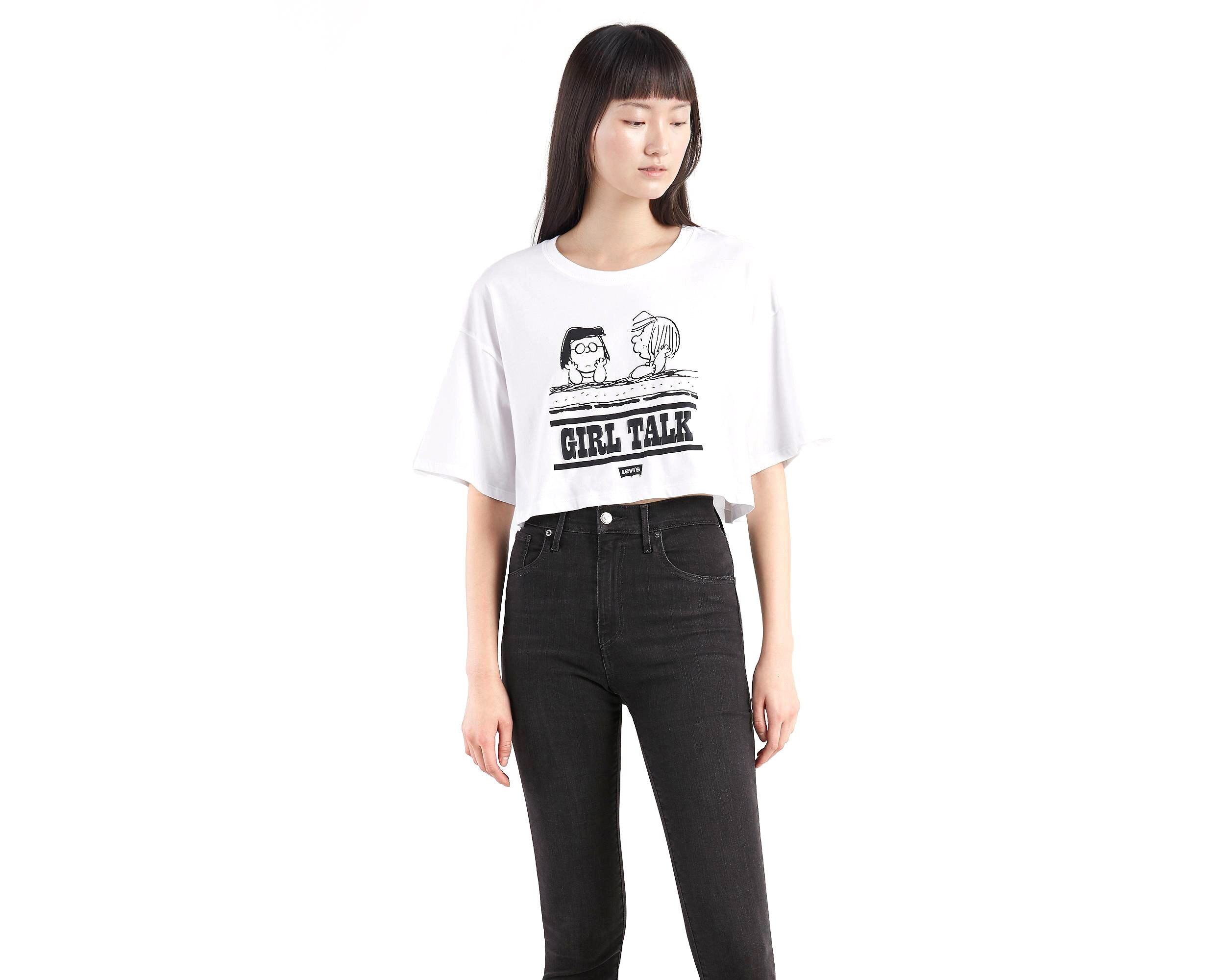 Playera Graphic Crop Slacker Tee Levis