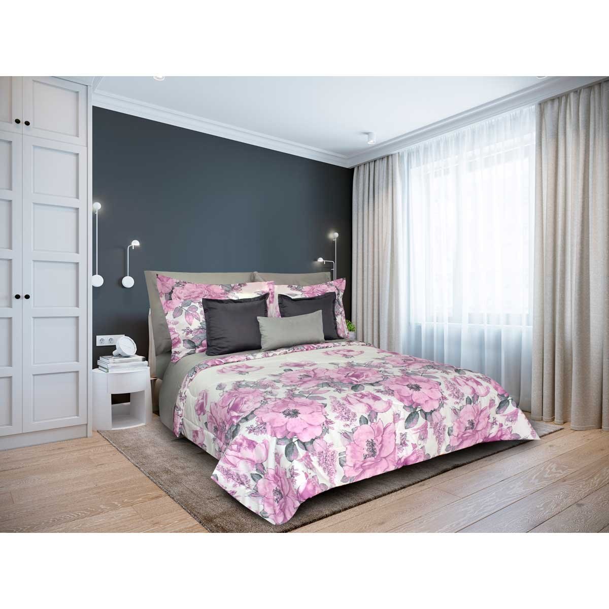 Edredón Baize Lila Home Nature - King Size