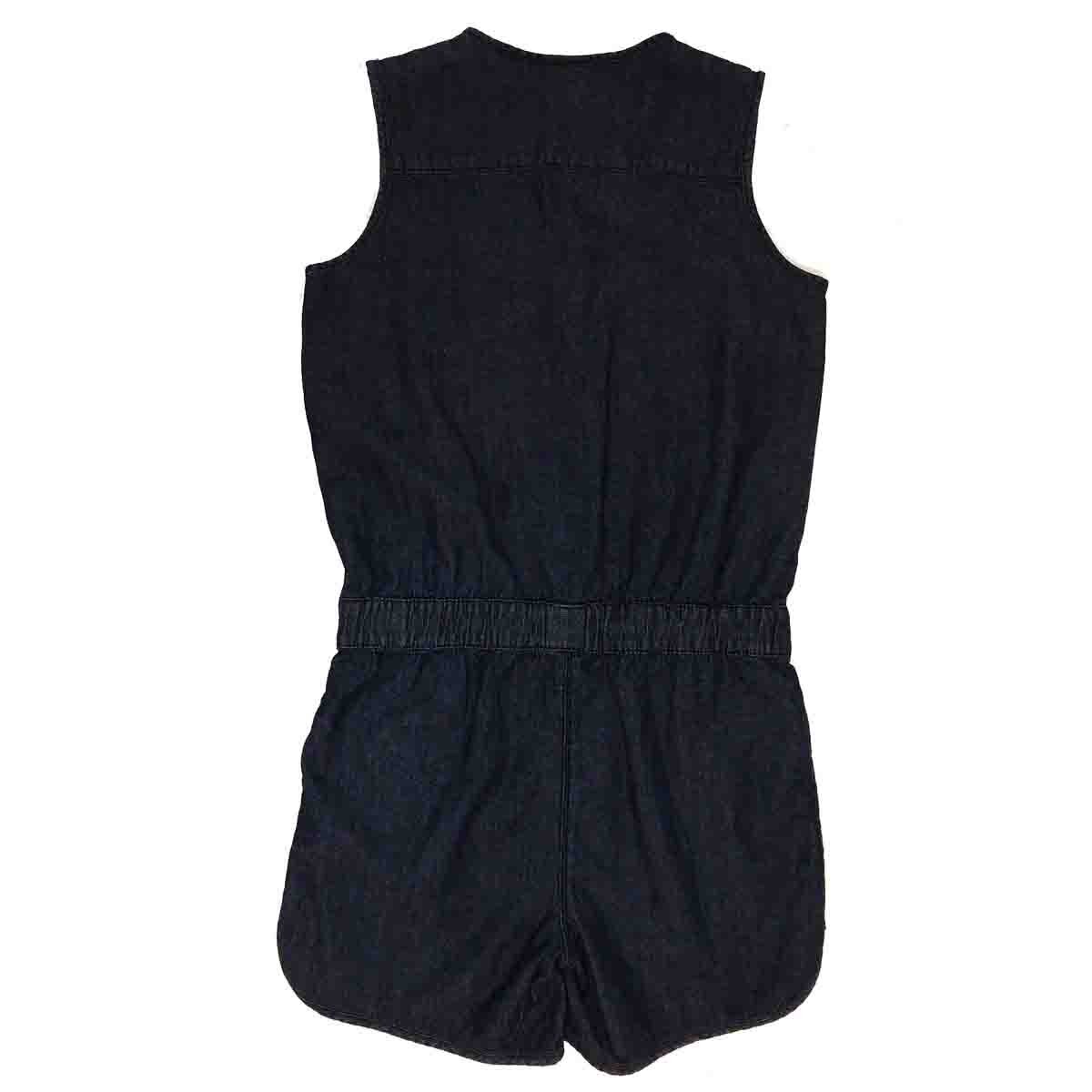 Romper de Mezclilla con Bordado Hello Kitty