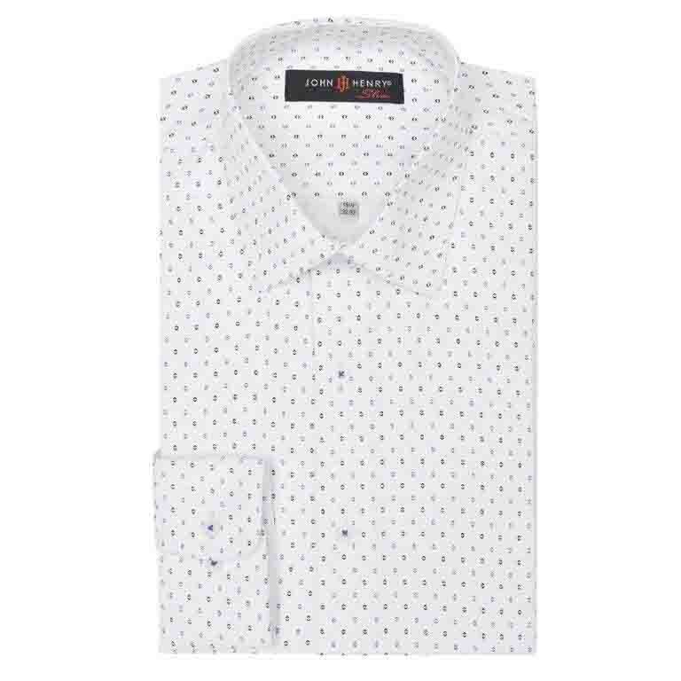 Camisa de Vestir Slim Fit John Henry