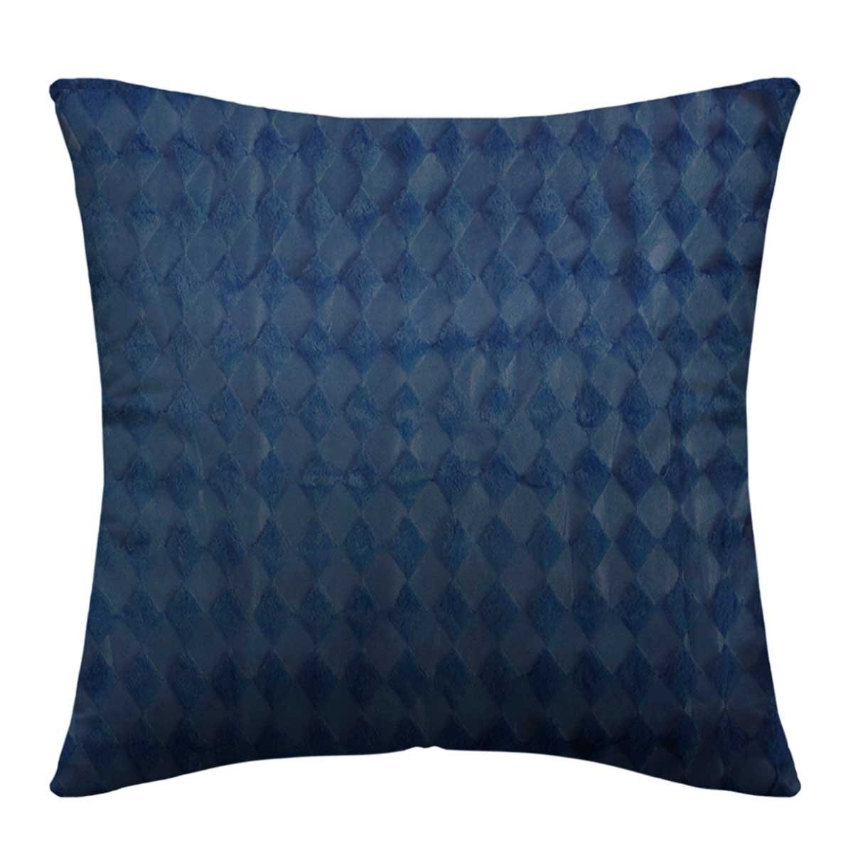 Almohada Euro Diamantes Azul Bancos Pileso