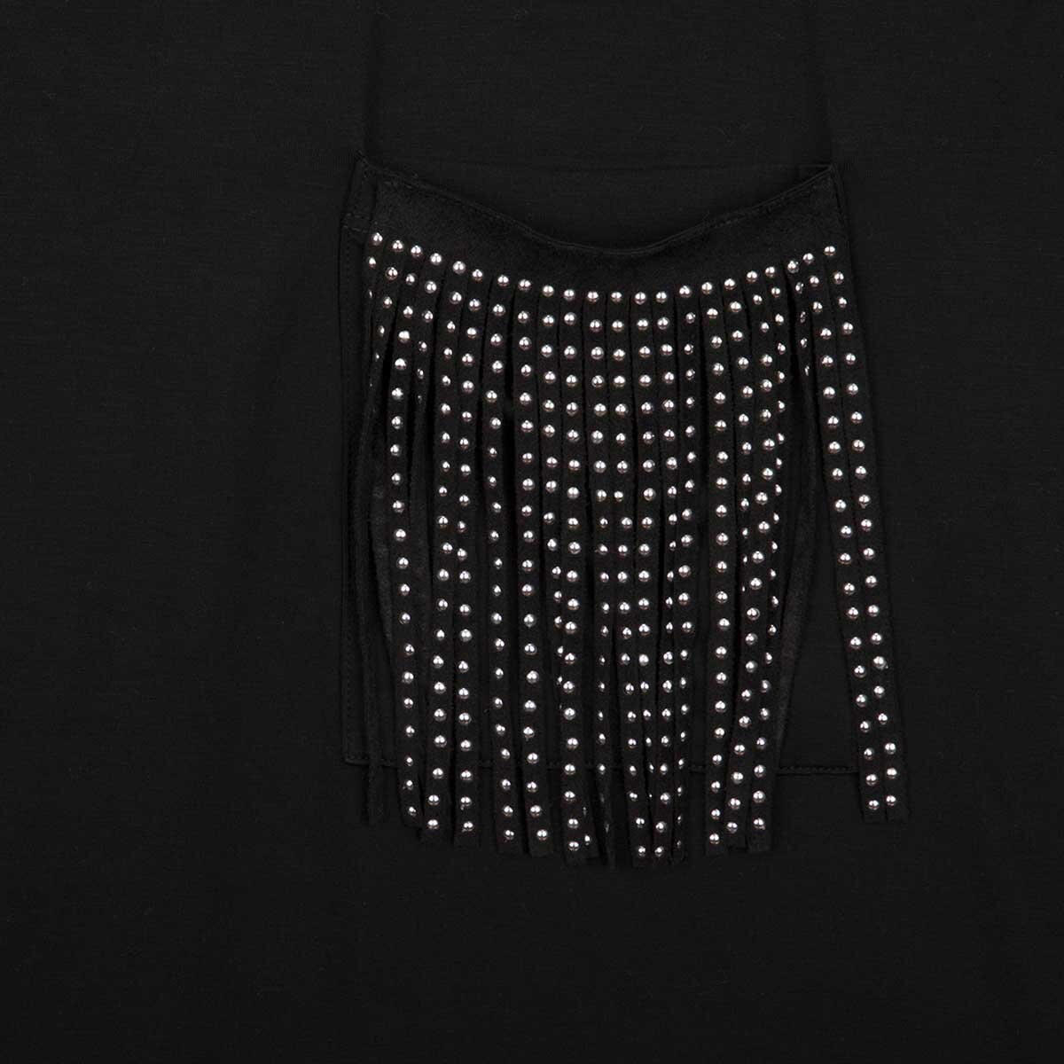 Blusa para Dama con Aplicación en Bolsa Fukka