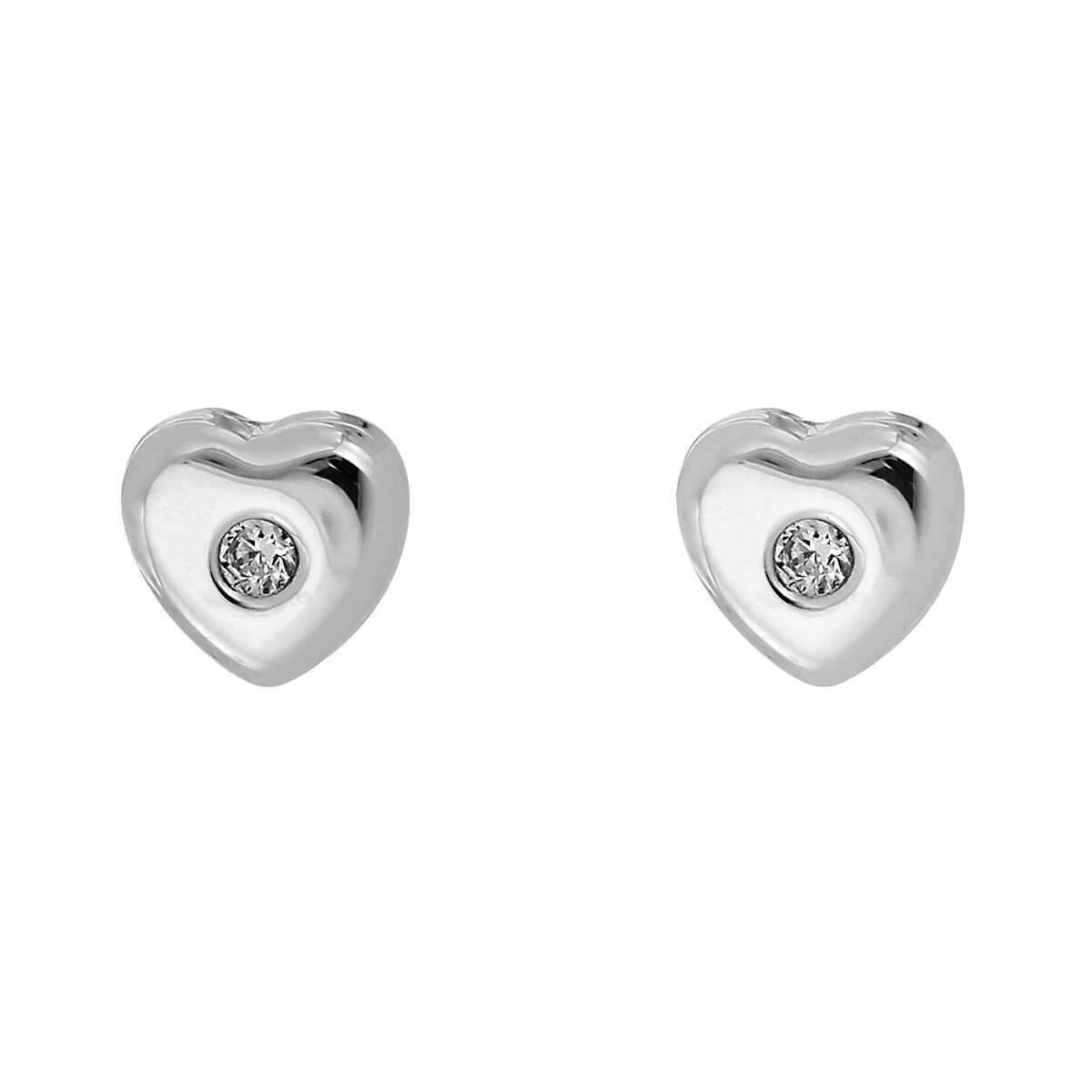 Broqueles para Bebe Forma de Corazón Grande Romanza