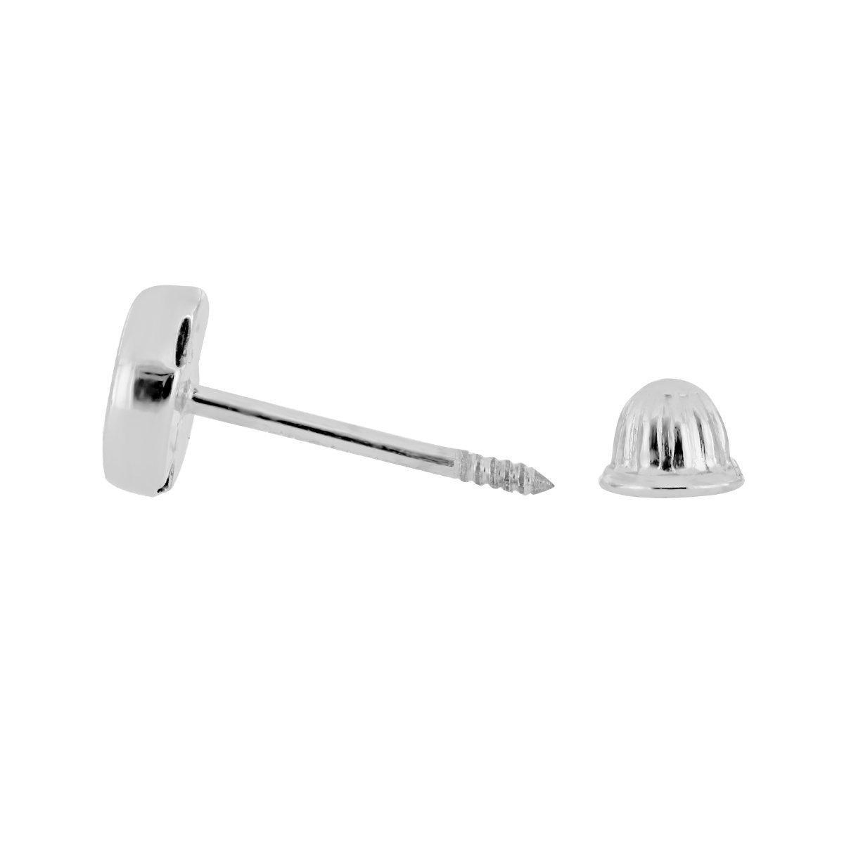 Broqueles para Bebe de Oro Blanco Romanza