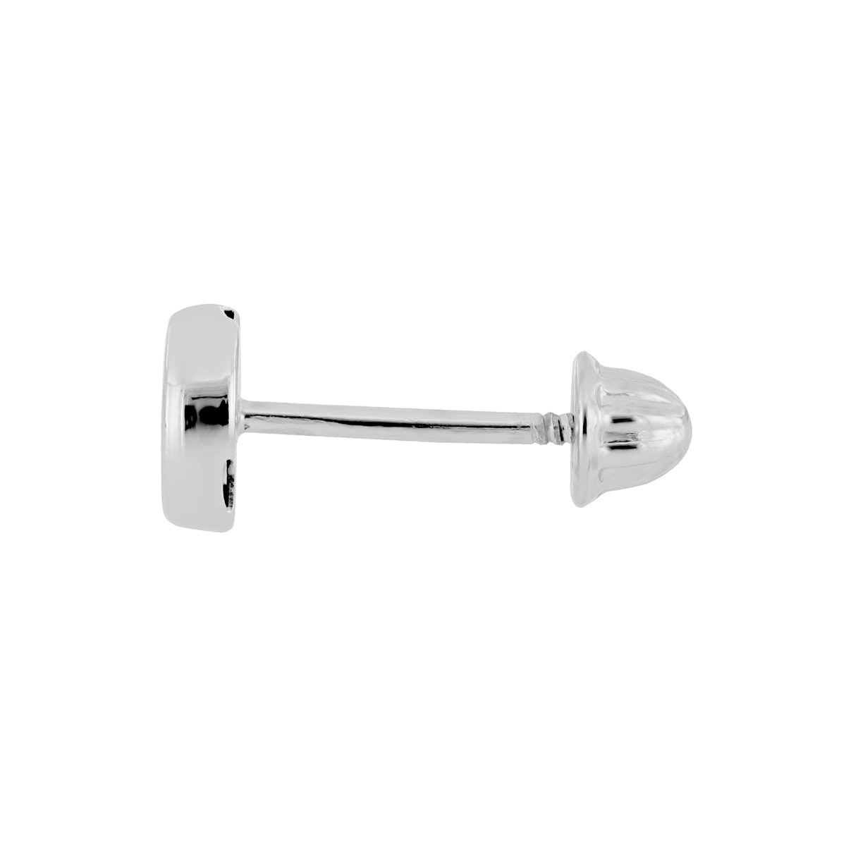 Broqueles para Bebe de Oro Blanco Romanza