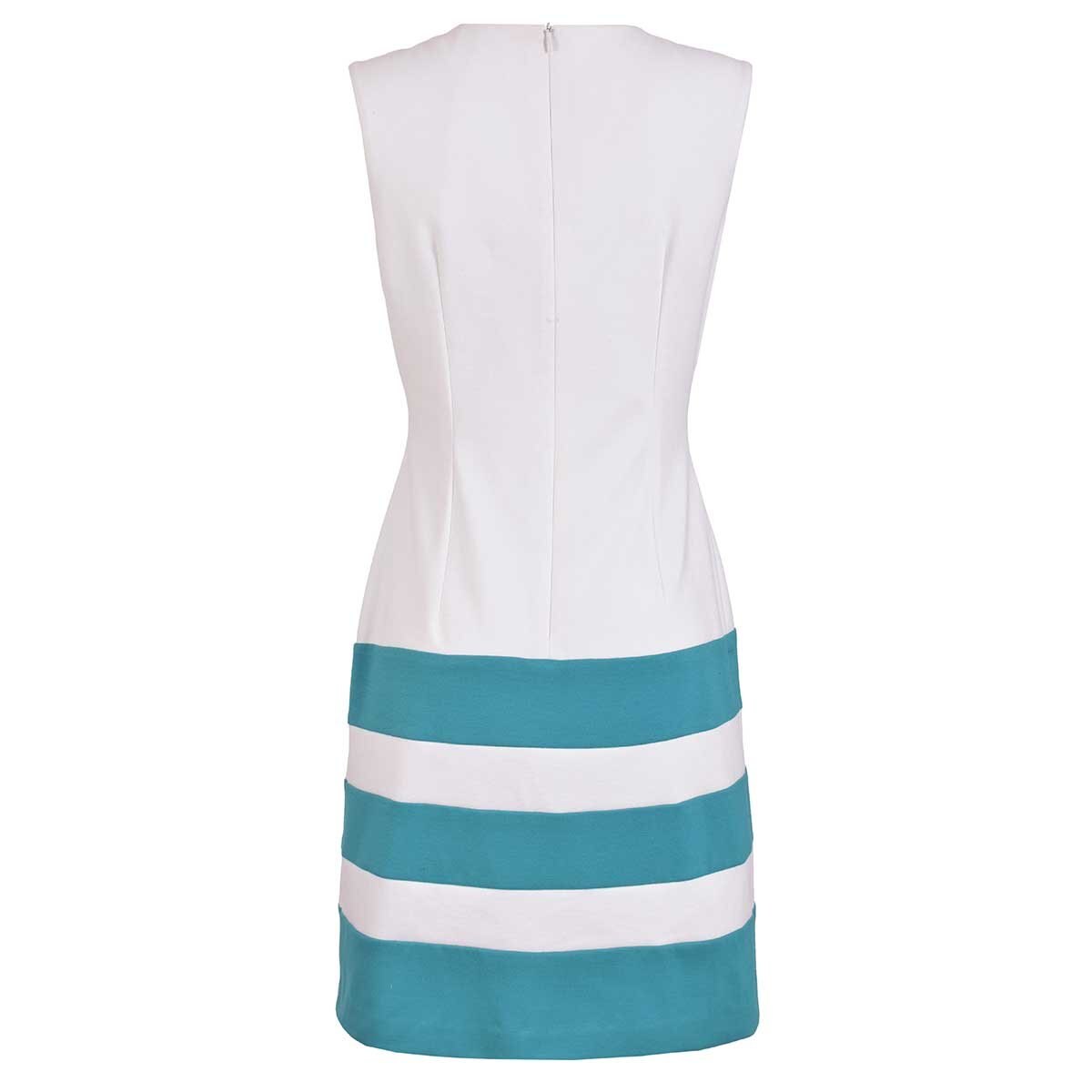 Vestido Liso con Franjas Michel Paulini