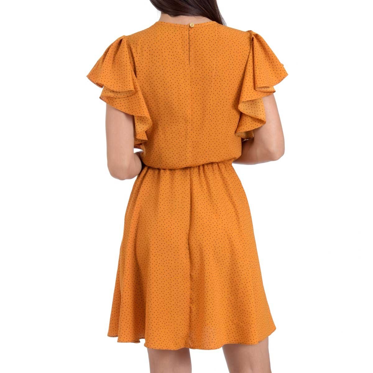 Vestido Manga Corta Lunares Boggs