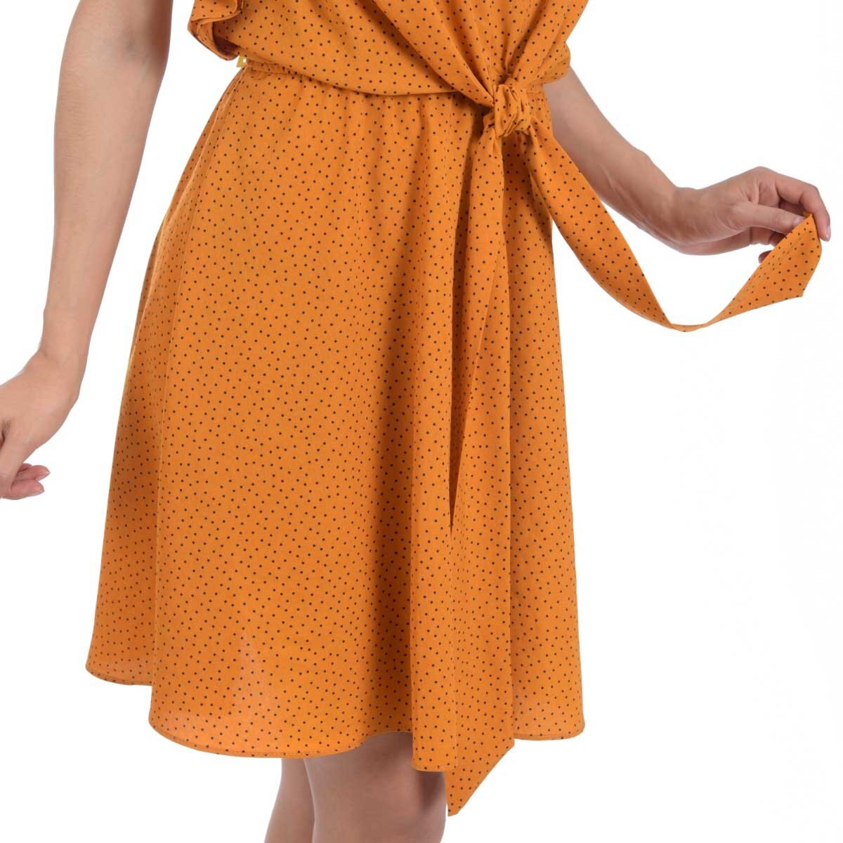 Vestido Manga Corta Lunares Boggs