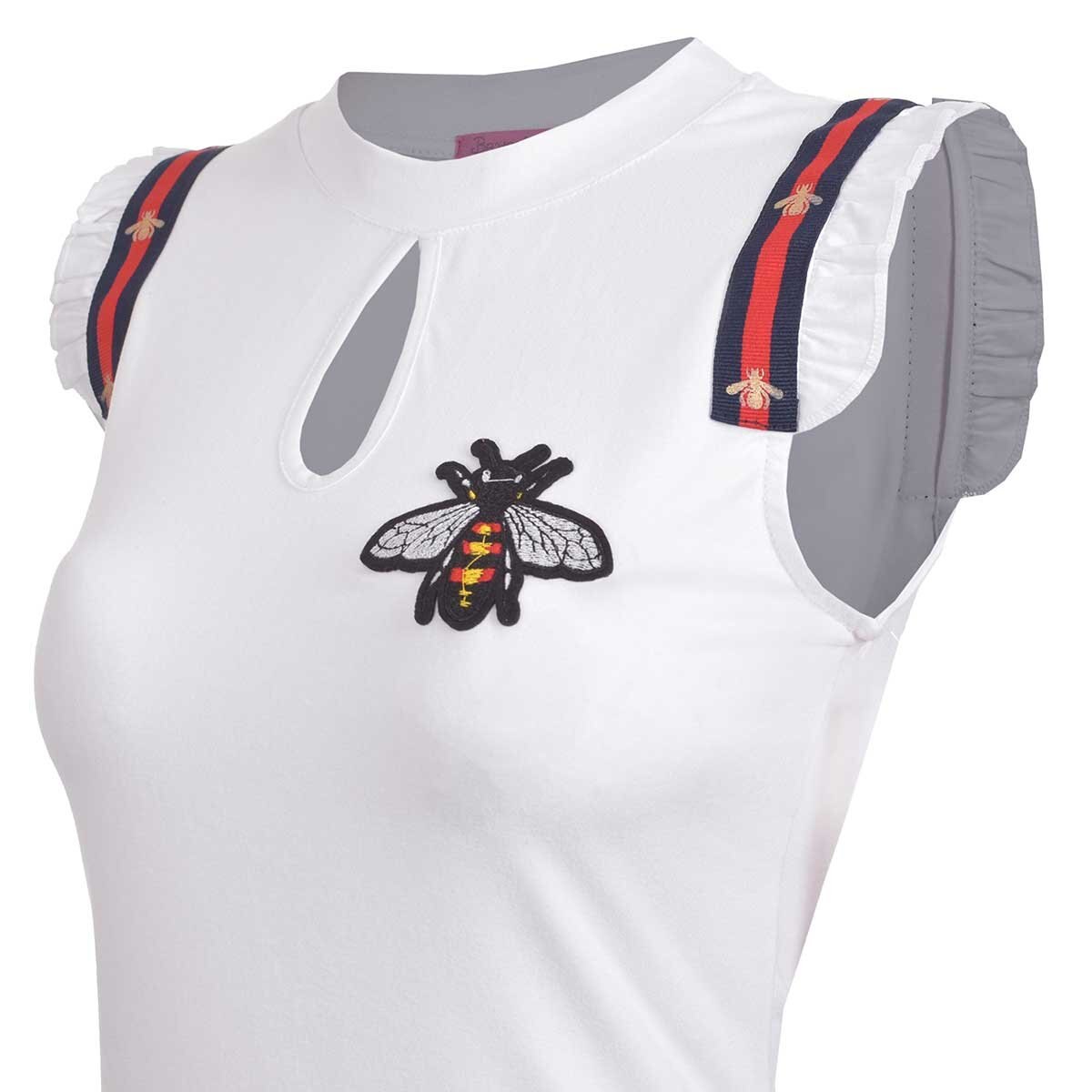 Blusa Lisa Cuello Alto Gota Beverly Hills
