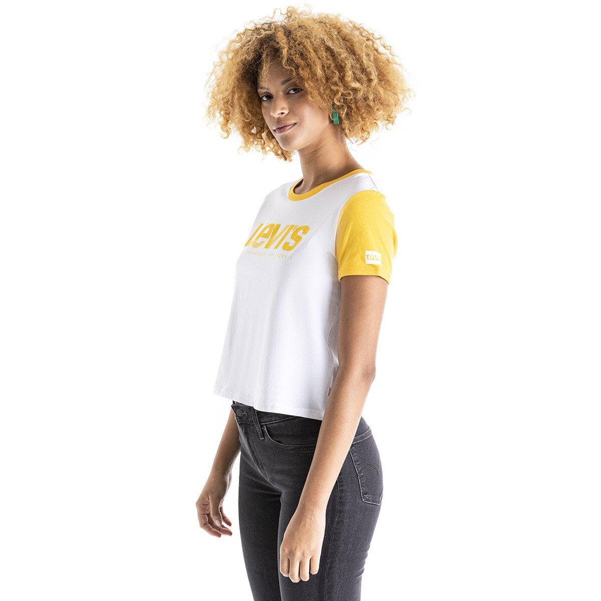 Playera Ringer Graphic Surf Tee Levis