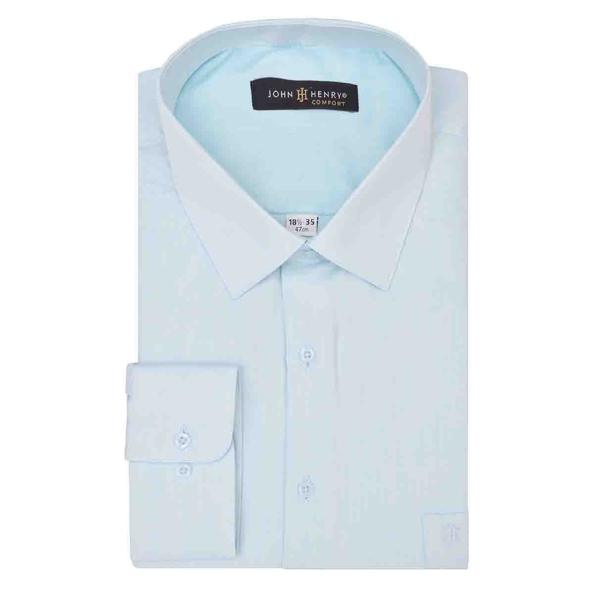 Camisa Fantasia Azul Rayas John Henry
