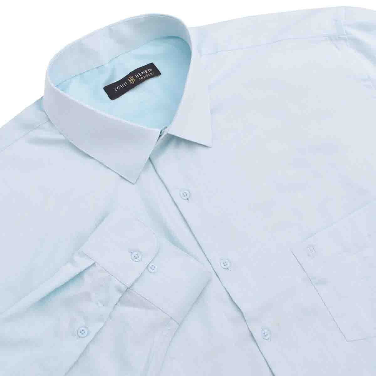 Camisa Fantasia Azul Rayas John Henry