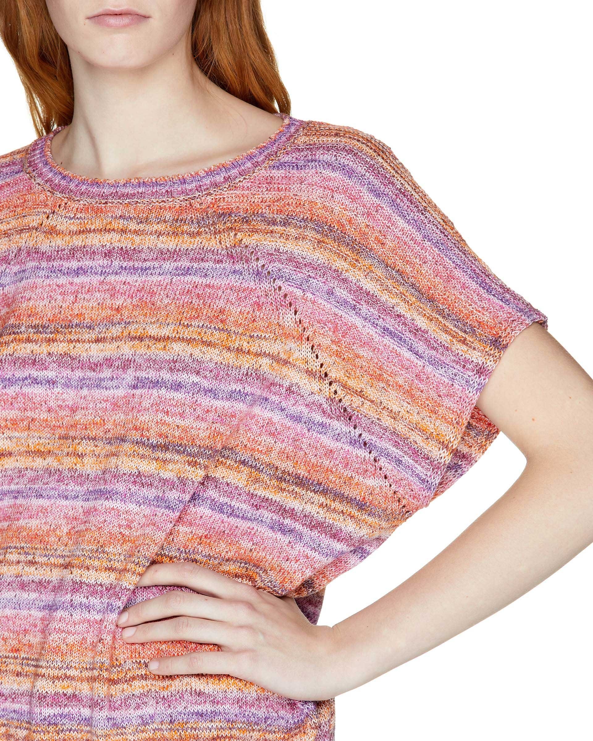 Suéter Manga Corta Multicolor Benetton