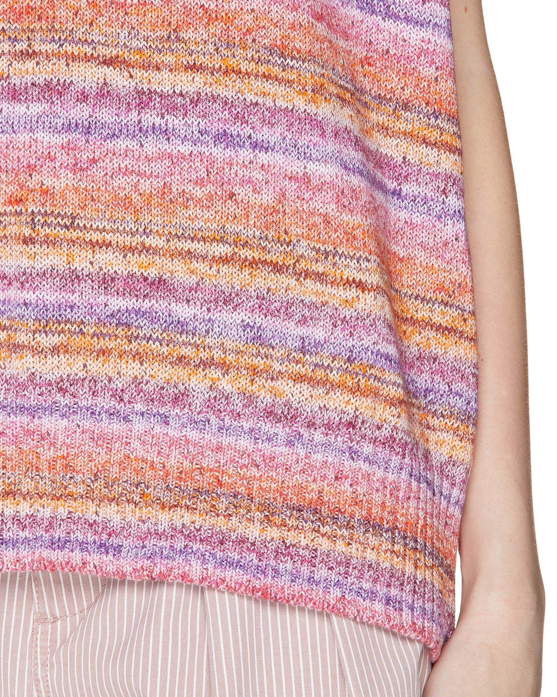 Suéter Manga Corta Multicolor Benetton
