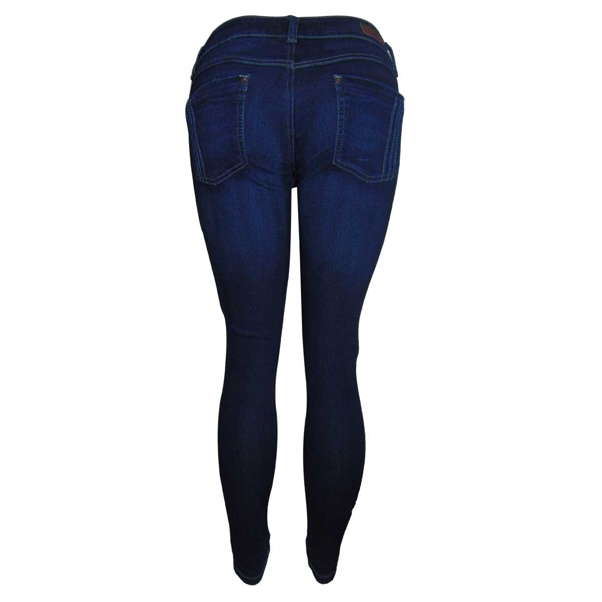Jeans Skinny con Tablones en Bolsas Jeans Berona