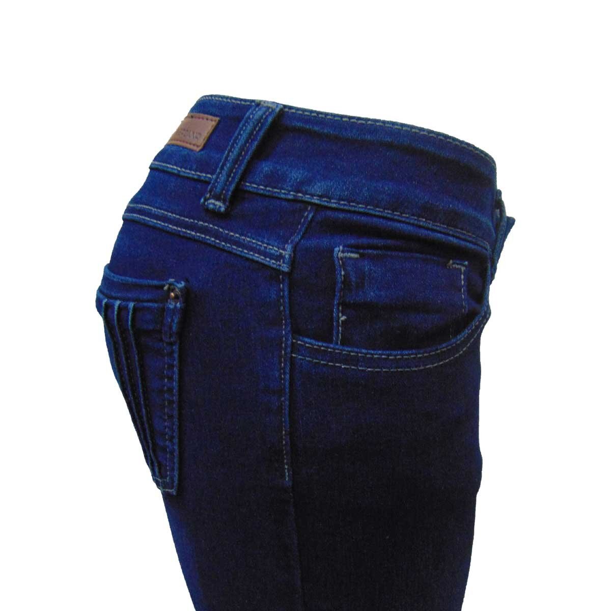 Jeans Skinny con Tablones en Bolsas Jeans Berona
