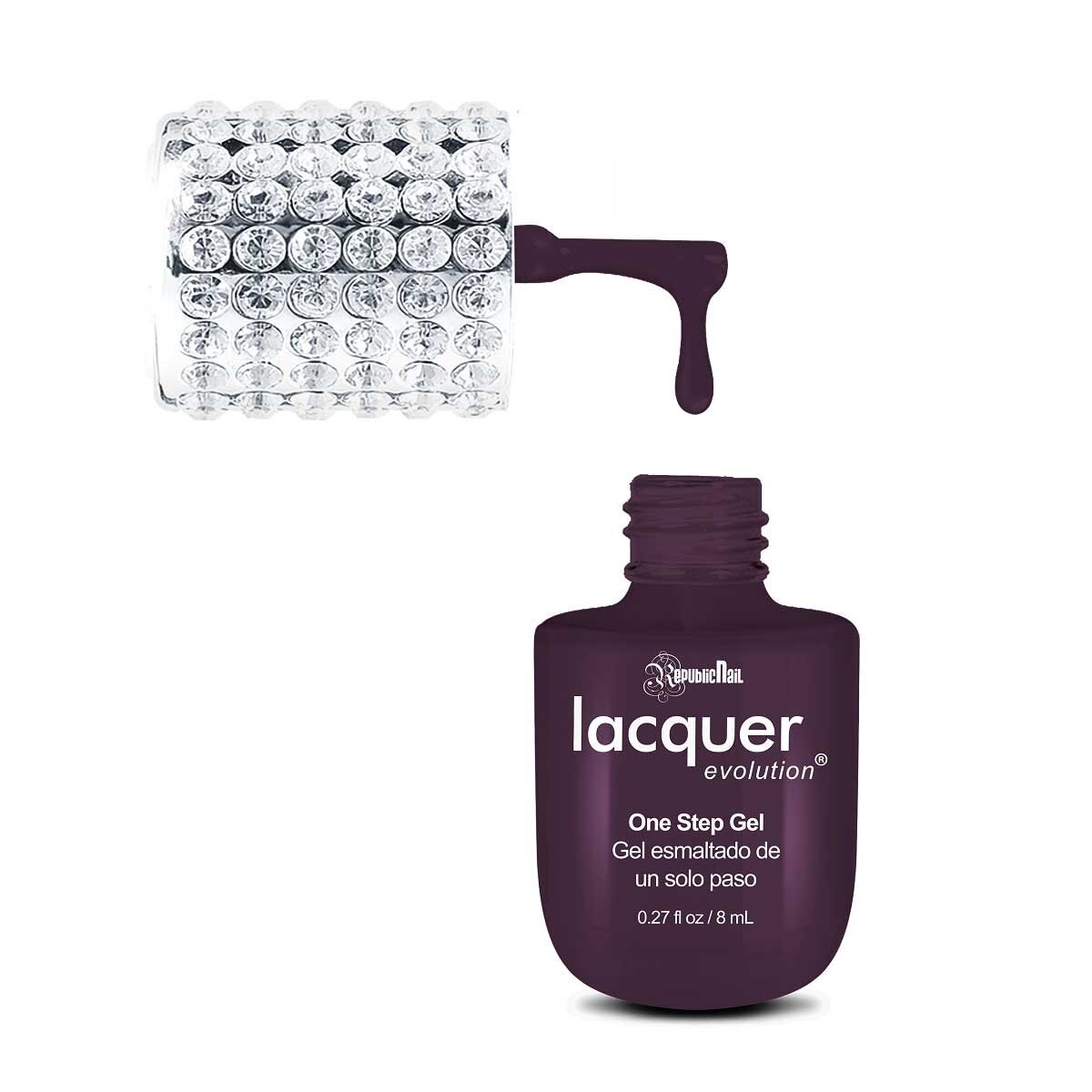 Gel Esmaltado Potent Purple 8 Ml Lacquer Evolution