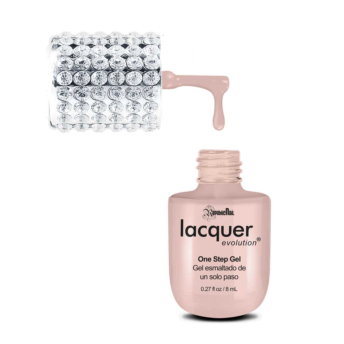 Gel Esmaltado Silver Pink 8 Ml Lacquer Evolution