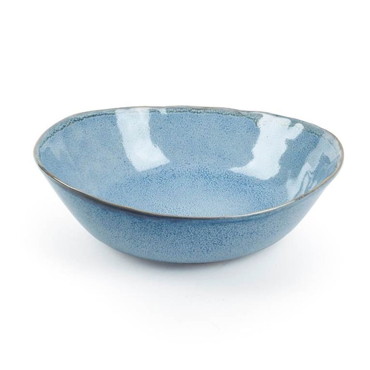 Bowl azul reactivo glaseado 5.5" blue harbor Sears