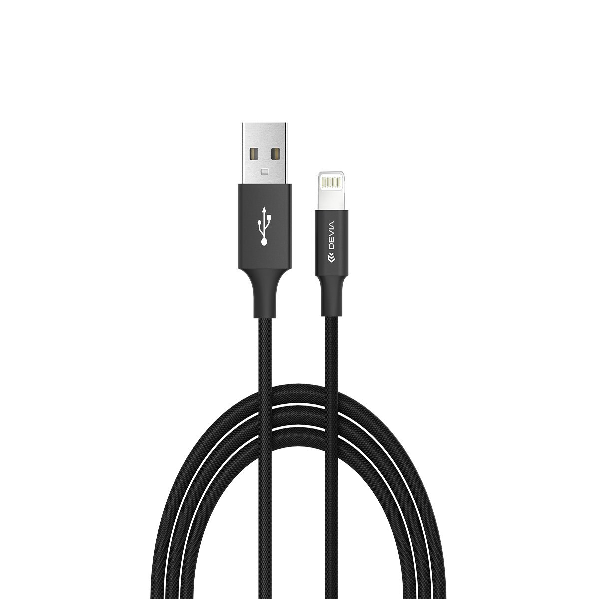 Cable Usb Pheez 2M Iphone Negro Devia