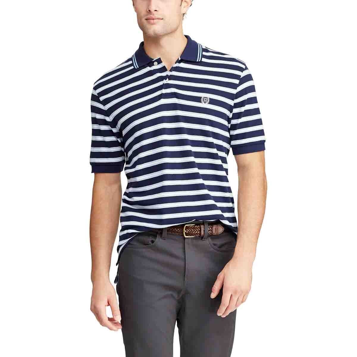 Playera Polo Slim Manga Corta Raya Chaps