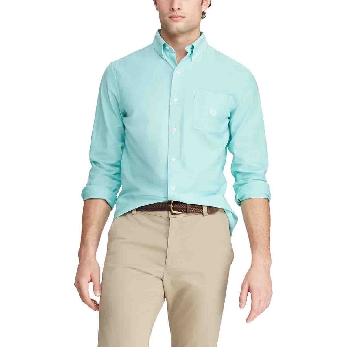 Camisa Slim Manga Larga Liso Chaps
