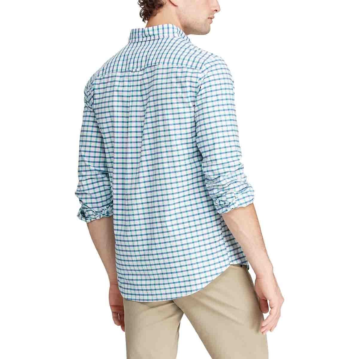 Camisa Slim Manga Larga Cuadros Chaps