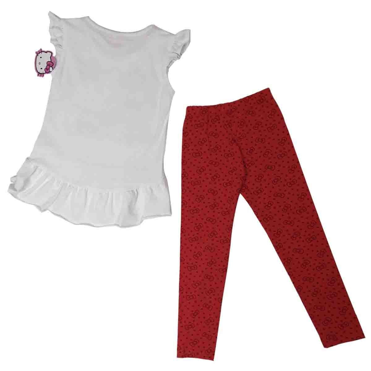 Conjunto Manga Corta Estampado Hello Kitty