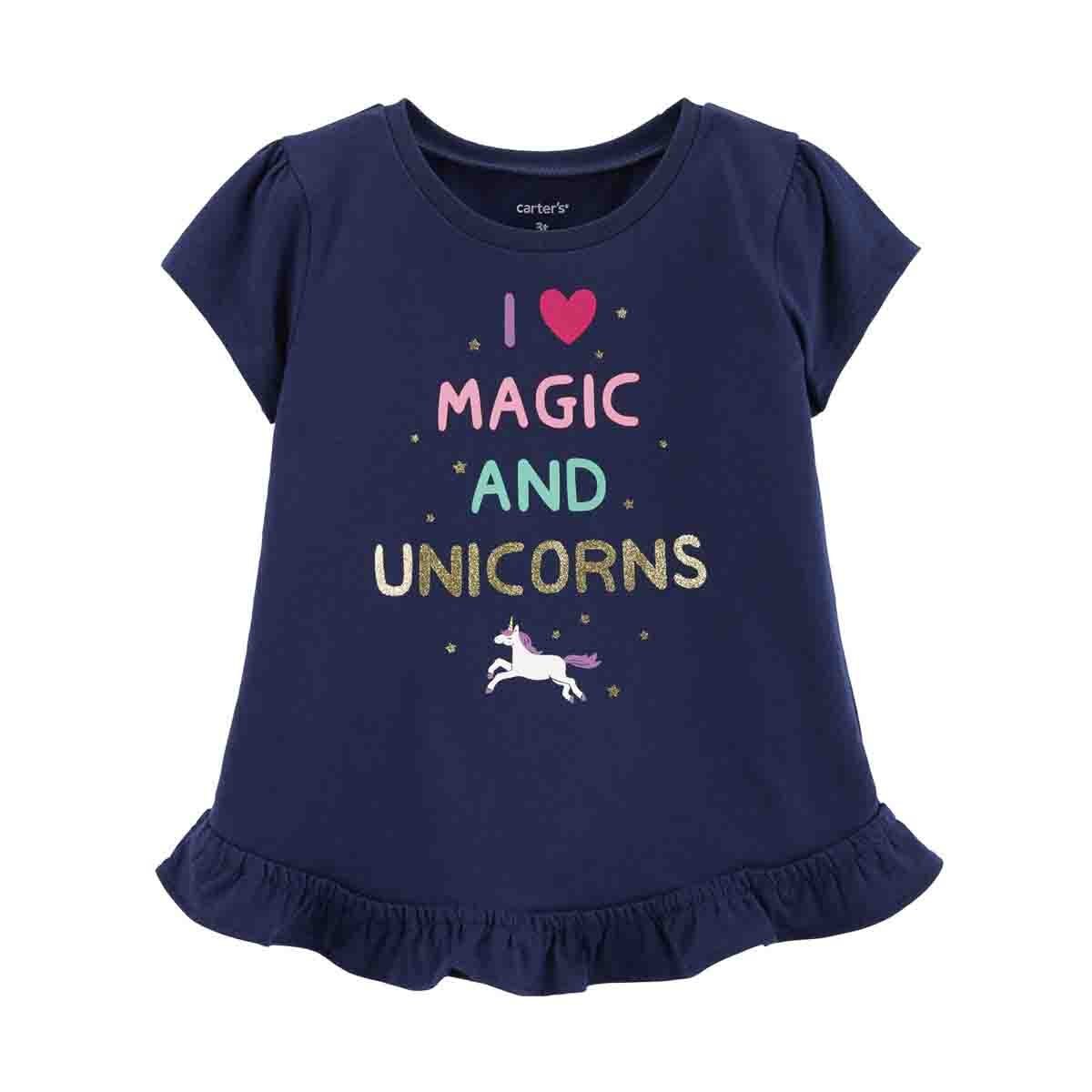 Playera Color Azul Marino Carters para Bebé