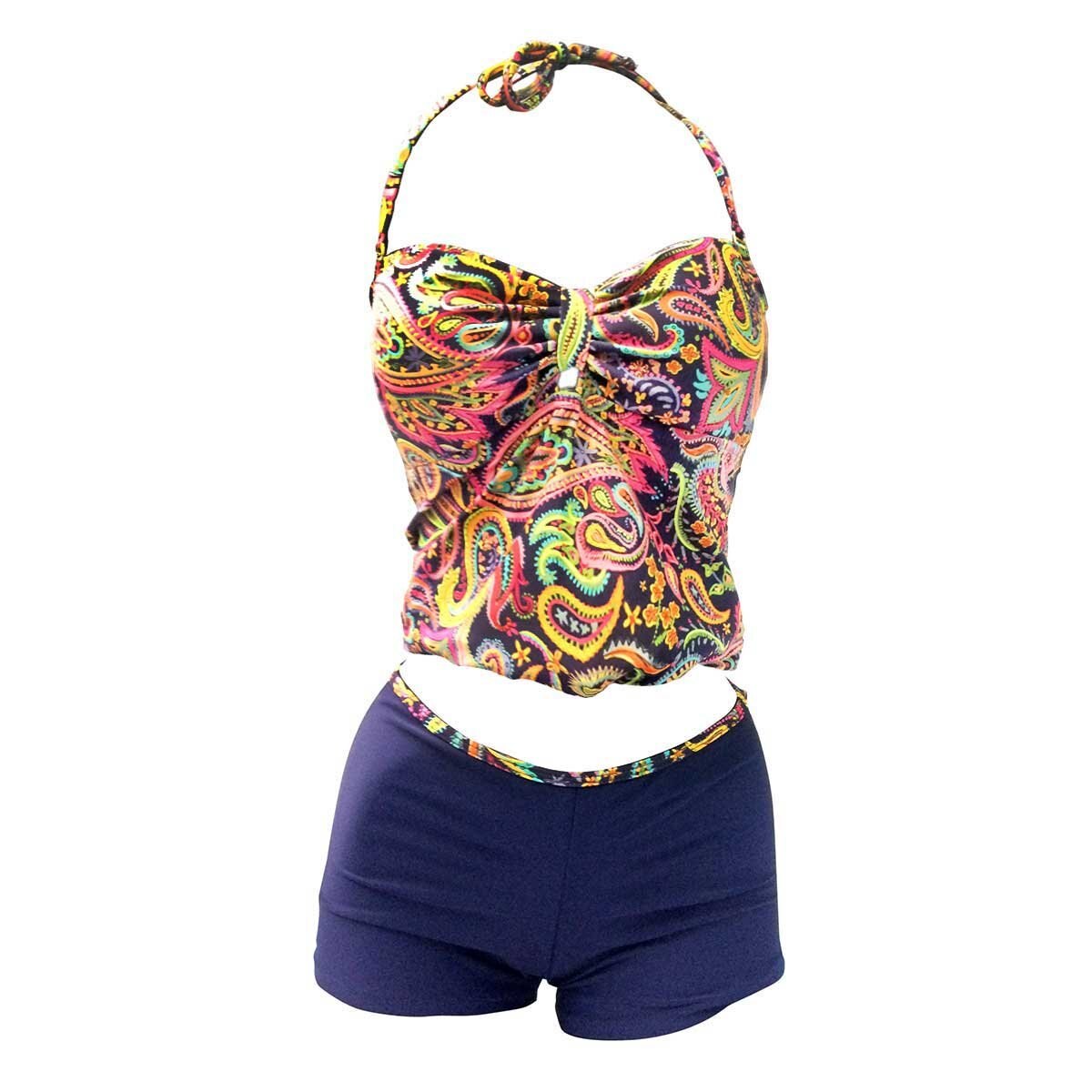 Tankini straple con shorth relax Sears