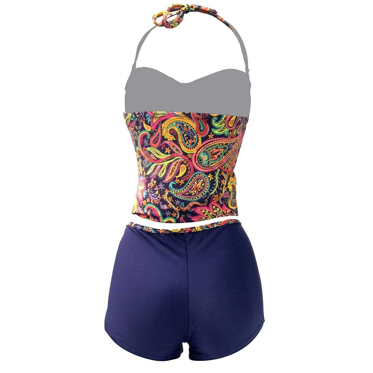 Tankini straple con shorth relax Sears