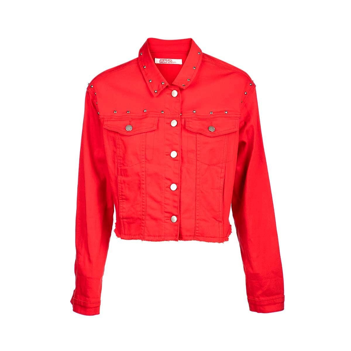 Chamarra Crop Top Fukka para Dama