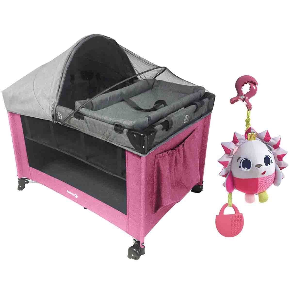 Cuna de Viaje Tiny Dreams Rosa Safety 1St