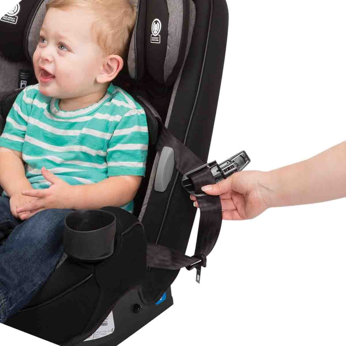 Auto Asiente Continuum Nego + Mochila Safety 1St Café Unisex